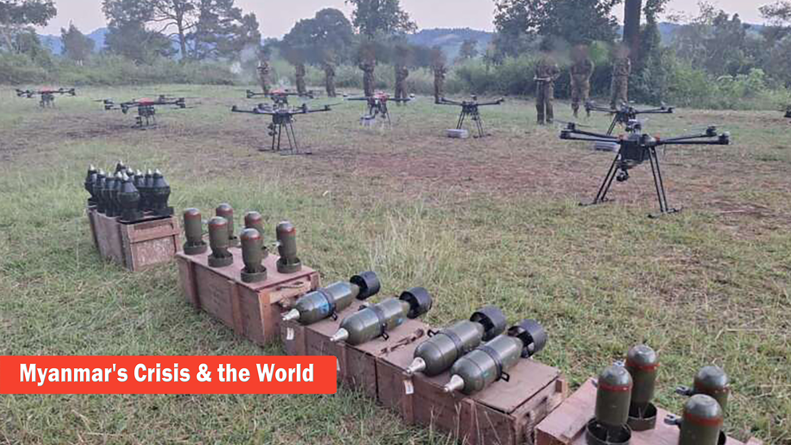 Tehnologie europeană pentru drone depistată în echipamentul militar din Myanmar