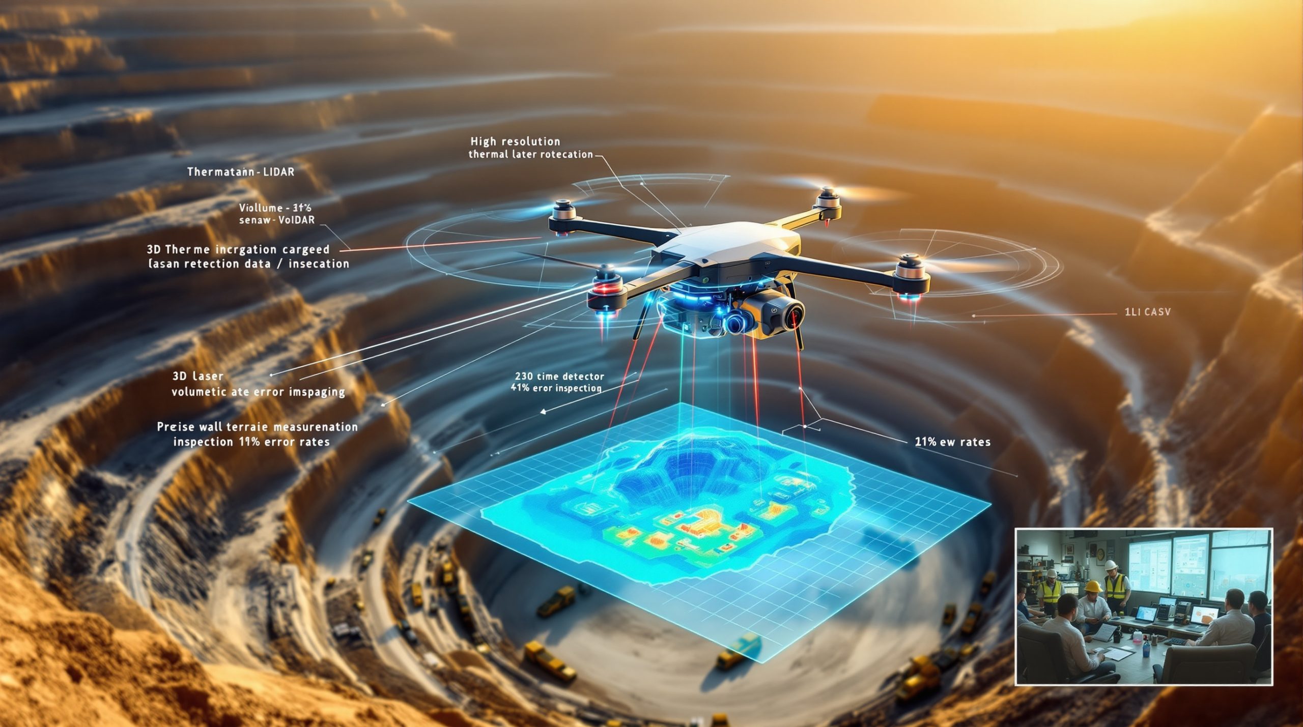 Creșterea eficienței și siguranței în minerit prin utilizarea tehnologiei avansate a dronelor